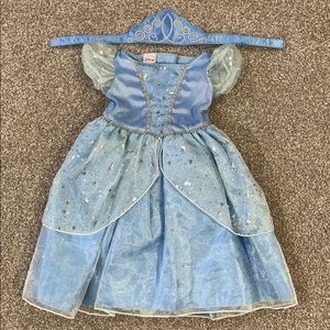 Cinderella princess dress & cloth crown